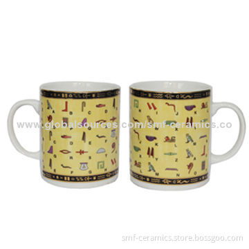 11oz Ceramic Mugs, Golden decal Design, Suitable for Tea or CoffeeNew